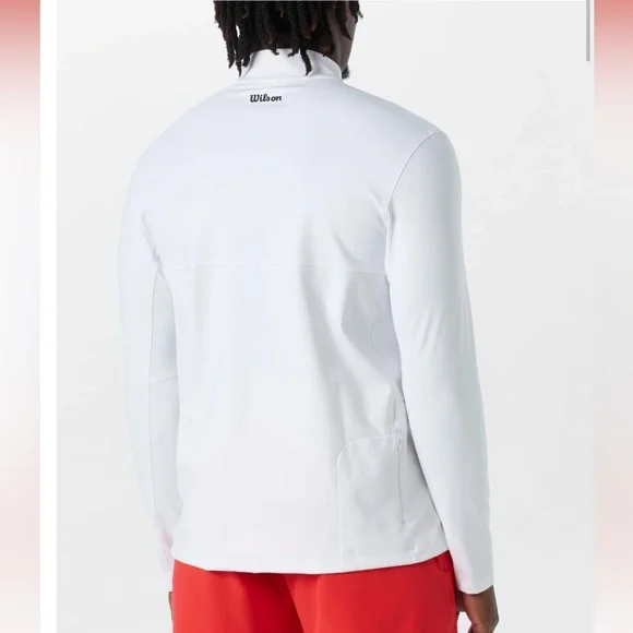 Wilson Men's Core Elevate Half Zip in Black - Picture 8 of 8